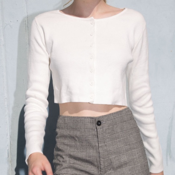 White brandy crop top - Picture 1 of 2